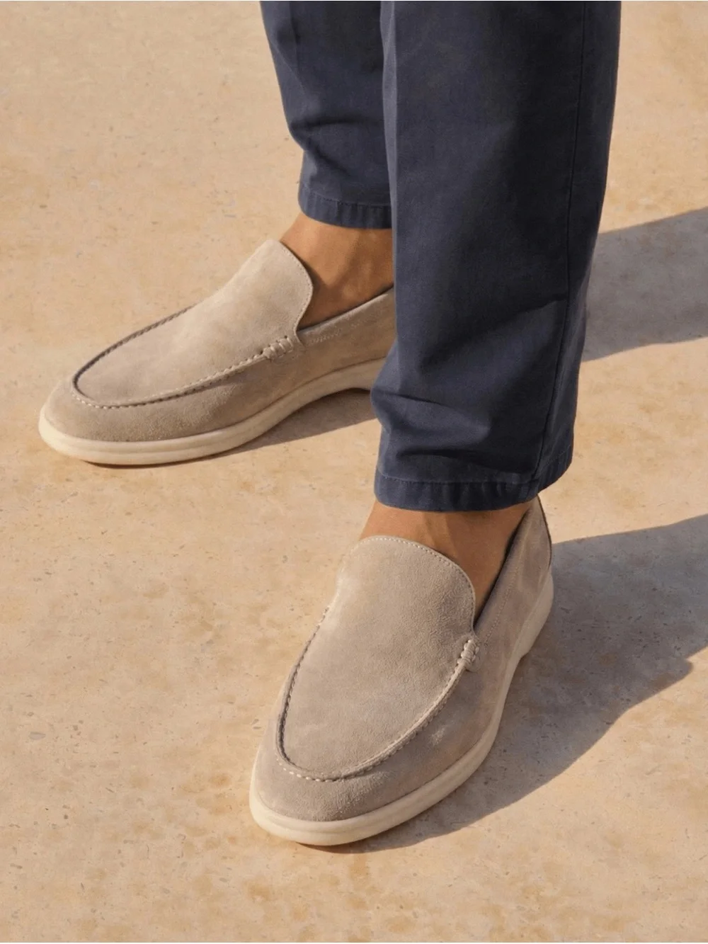 NIB Miramonti Light Dune Loafers